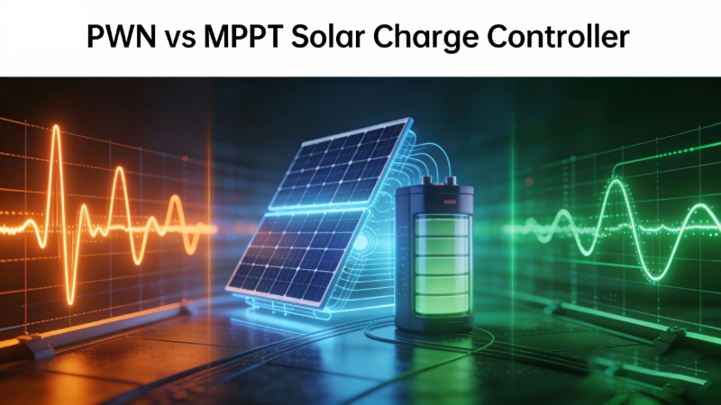 PWM vs MPPT Solar Charge Controllers Technology Comparison Visual Guide 2025 | Energy-MX Expert Analysis
